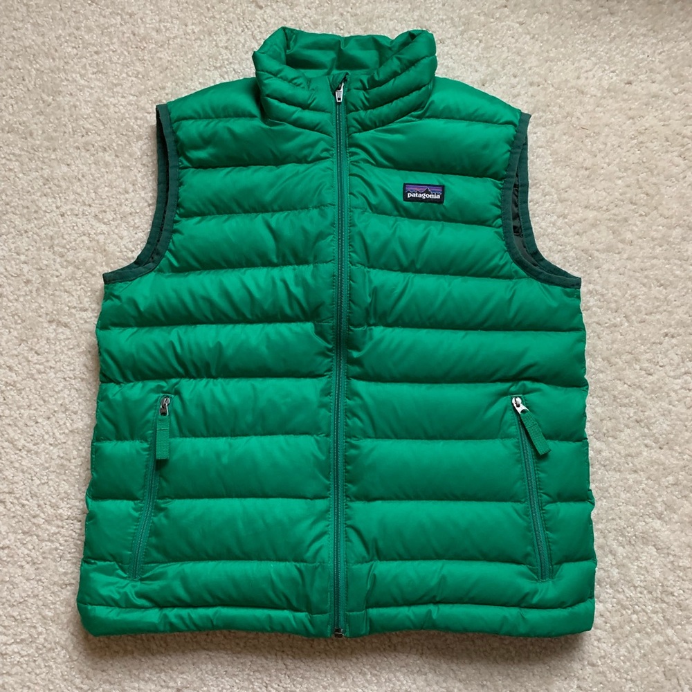 Patagonia down vest Green size 10 Medium M